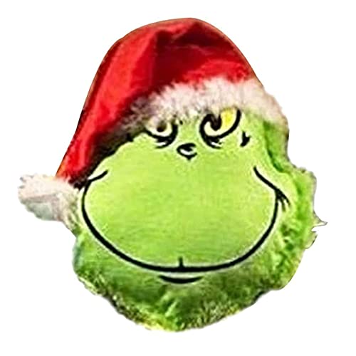 The Grinch - Set di decorazioni natalizie in stile peloso, colore: verde con braccio, decorazione per il corpo di elfo di Natale (testa)