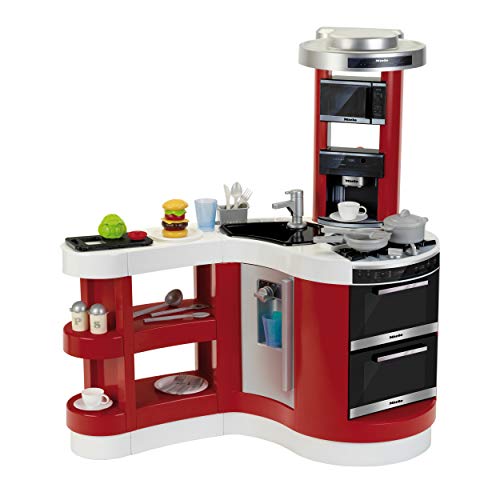 Theo Klein 7101 Cucina Miele Wave Spicy I Cucina con moderne apparecchiature giocattolo I Incluso un set per hamburger I Giocattolo per bambini dai 3 anni in su