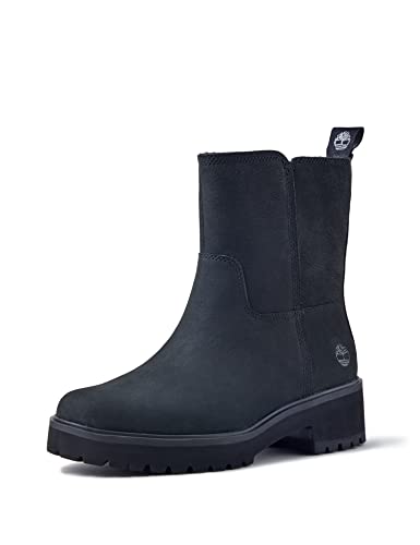 Timberland Carnaby Cool Basic Warm Pull On WR, Stivali Chelsea. Donna, Nero, 37.5 EU