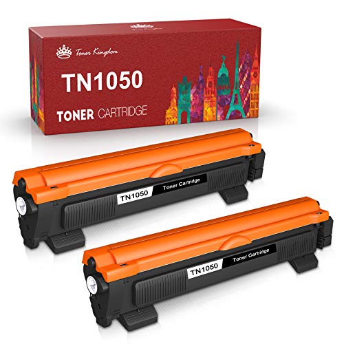 Toner Kingdom Compatibile TN1050 Toner TN 1050 TN-1050 Sostituzione per Toner Brother MFC 1910W per Toner Brother DCP1612W DCP 1612W HL 1110 HL 1212W MFC-1810 DCP 1510 DCP-1610 DCP-1512 1210W(2Nero)