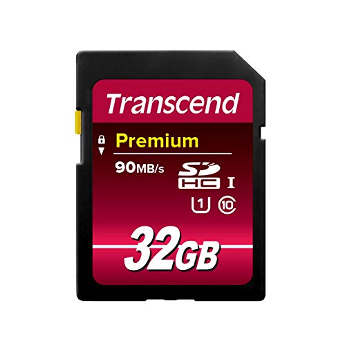 Transcend TS32GSDU1 Scheda di Memoria SDHC da 32 GB, Classe 10 UHS-I Premium