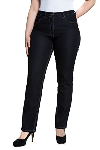 ULLA POPKEN Jeans Regular Fit Stretch, K Pantaloni, Blu (Dark Denim 93), 24 Donna