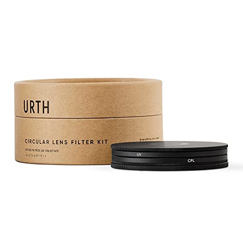 Urth - Kit filtro UV + filtro polarizzatore circolare (CPL) per obiettivi 77 mm