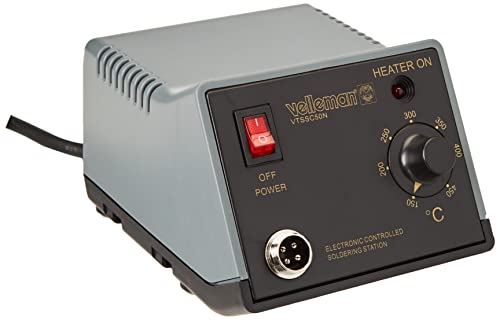 Velleman VTSSC50N AC 420°C Saldatore, Nero Blu