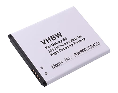 vhbw batteria sostituisce Samsung EB-L1G6LLU, EB-L1G6LLUC, EB-L1G6LLZ, EB-L1G6LVA, EB585158LP per smartphone cellulare (2100mAh, 3,7V, Li-Ion)