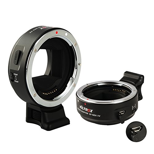 VILTROX EF-NEX IV Adattatore obiettivo per Canon EF EF-S mount obie...