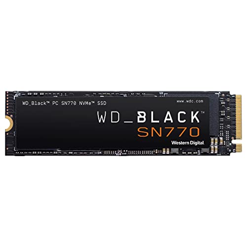 WD_BLACK 1TB SN770 M.2 2280 PCIe Gen4 NVMe SSD, con velocità di lettura fino A 5,150 Mb S
