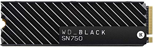 WD_BLACK SN750 500 GB NVMe SSD Interno con dissipatore di calore per Gaming ad Alte Prestazioni