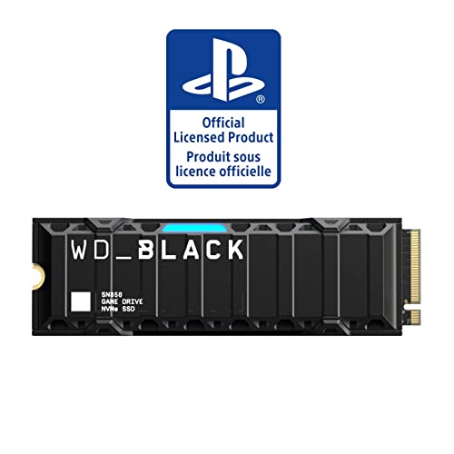 WD_BLACK SN850 1TB NVMe SSD - Ufficialmente Concessa In Licenza per PS5 Consoles - fino a 7000MB s