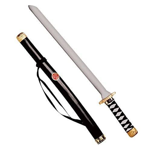 Widmann 2727N - Spada da ninja con guaina, lunga circa 60 cm, accessorio per travestimento da guerriero in occasione di carnevale o feste a tema