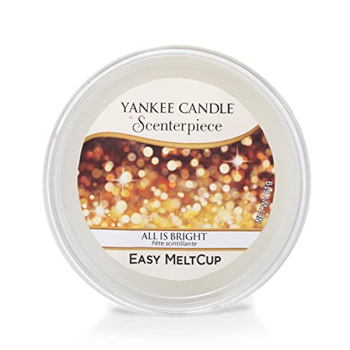 Yankee Candle  all Is Bright  Scenterpiece per Cialde Melt, Bianco