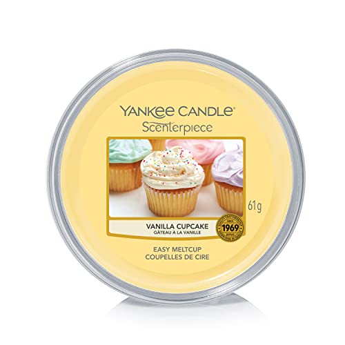 Yankee Candle Candela con Scenterpiece Melt Cups, Cupcake alla Vaniglia