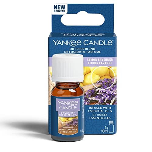 Yankee Candle olio per diffusore di aromi con tecnologia a ultrasuoni | Ricarica per diffusore Lemon Lavender | 10 ml