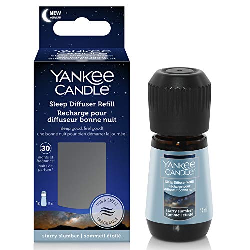 Yankee Candle ricarica Sleep Diffuser | Ricarica fragranza Starry Slumber per diffusore elettrico | Durata della fragranza fino a 30 notti