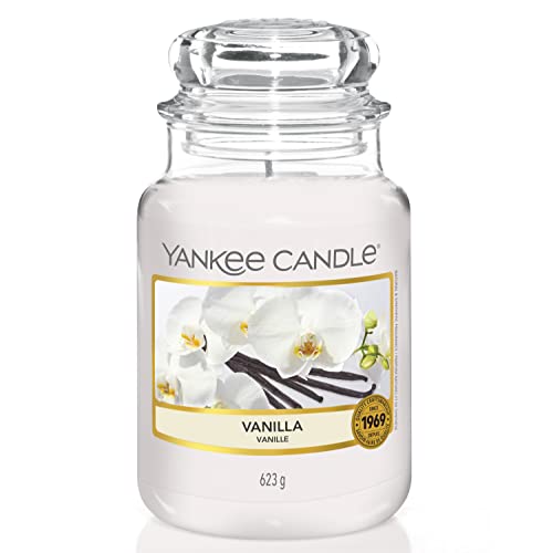 Yankee Candle Vanilla Candela Profumata In Giara Grande, Vaniglia