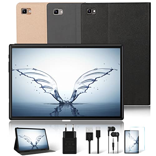YESTEL Tablet 10 Pollici Android 11 OS, Octa-Core 4GB RAM 64GB ROM T5 HD Tablet, Processore 1.6 GHz Batteria 6000mAh Espandibili Fino a 128GB, Nero Grafite