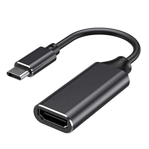 Adattatore da USB C a HDMI 4K, compatibile con Thunderbolt 3, uscita audio video per MacBook Pro 2018 2017 2016, MacBook Air, Samsung, Pad Pro 2018, Huawei