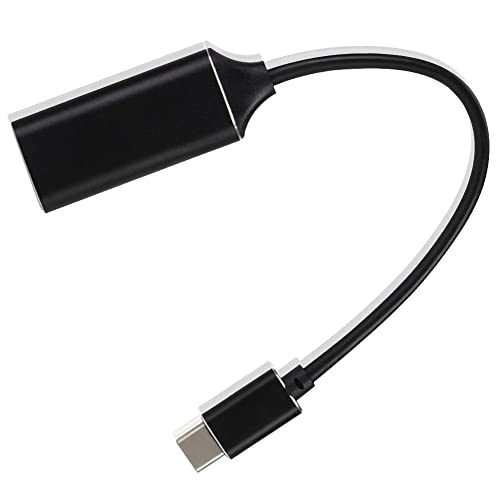 Adattatore da USB C a HDMI 4K per PC, Convertitore Tipo C Thunderbolt 3 HDMI Adapter Converter Cavo Type C to HDMI ompatibile con MacBook Pro Surface Go Samsung Galaxy S9