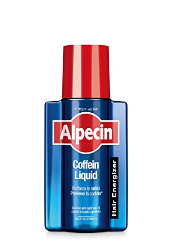 Alpecin Coffein Liquid 200 mililitro| Lozione anticaduta Uomo per la naturale crescita dei capelli | Prodotti per la naturale crescita dei capelli