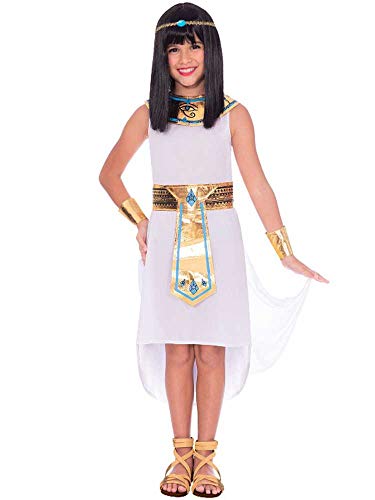 Amscan - Costume da faraone egiziano, per bambina, 10-12 anni, 9906398