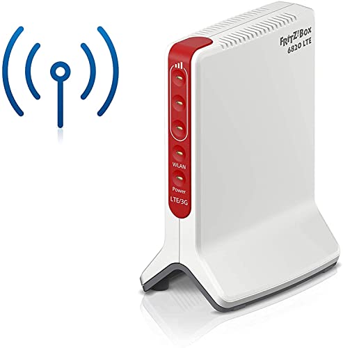 AVM FRITZ! Box 6820 LTE (LTE (4G) e UMTS (3G), WLAN N fino a 450 Mbps, 1 x LAN Gigabit, adatto per la Germania)