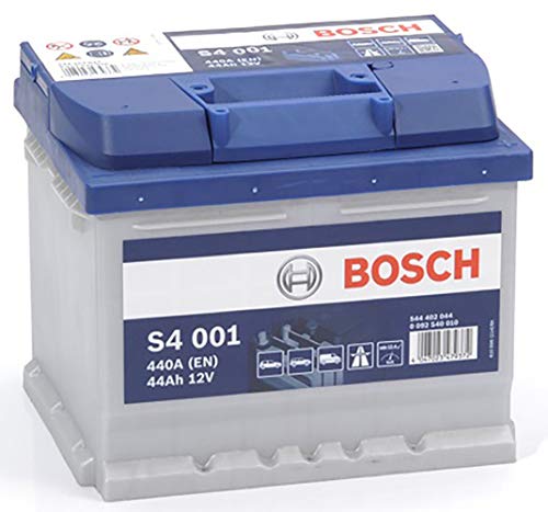 Bosch Automotive S4001, Batteria Per Auto, 44A H, 440A, Tecnologia Al Piombo Acido, Per Veicoli Senza Sistema Start Stop, ‎17.5 x 17.5 x 20.7 cm; 11.29 Kg