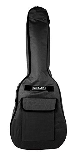 Bray Full size Midnight Black Guitar cover custodia imbottita per Rockjam, Epiphone, Les Paul, Fender Squier & Sgr chitarre elettriche