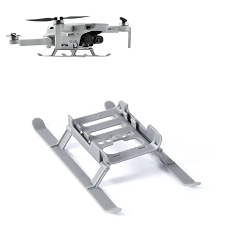 Carrello di Atterraggio Pieghevole Compatibile con DJI Mavic Mini 2 SE Drone Esteso Attrezzi di Atterraggio per Droni Grigio