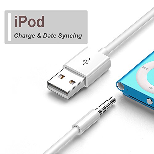 Cavo iPod, iMangoo Cavo USB Jack 3,5 mm Audio di Ricarica e Trasfer...