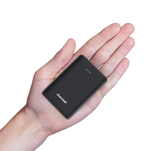 Charmast Power Bank Mini 10400mAh USB C 20W PD QC 3.0 Carica Rapida Caricatore Portatile con 3 uscite e 2 ingressi, powerbank Batteria Compatto per iPhone Samsung Huawei Smartphone