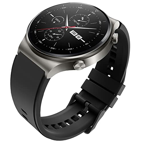 Cinturino per Huawei Watch 3 3 Pro GT2 Pro GT2e GT2 GT 46mm, Cinturino in Silicone da 22mm per Samsung Galaxy Watch 3 45mm Galaxy Watch 46mm Gear S3 Ticwatch Pro 3 per Uomini Donne