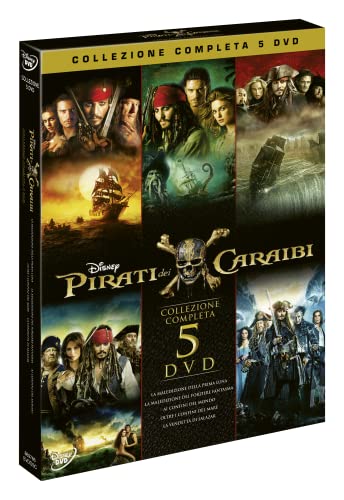 Cofanetto Pirati Dei Caraibi - La Saga Completa - Dvd (5 Dvd)