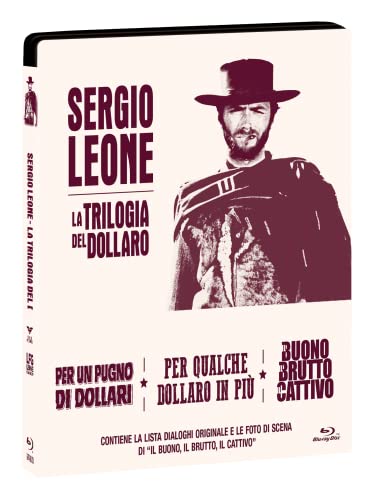 Cofanetto Sergio Leone  La Trilogia Del Dollaro  Steelbook (3 Bd) + Booklet 30 Pp. Ltd