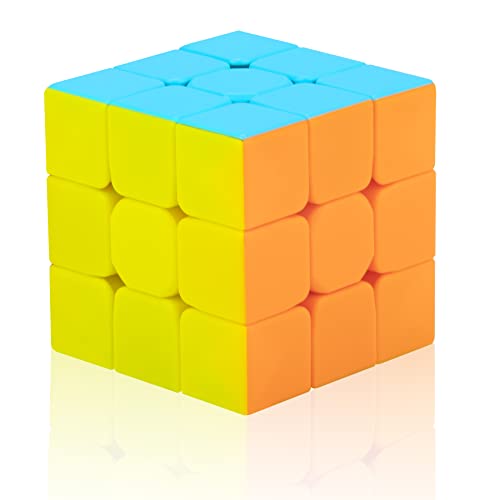Cooja Cubo Magico 3x3, Speed Magic Cube 3x3x3, Stickerless Resistente Smooth Velocit di Giocattoli per Ragazze Ragazzi