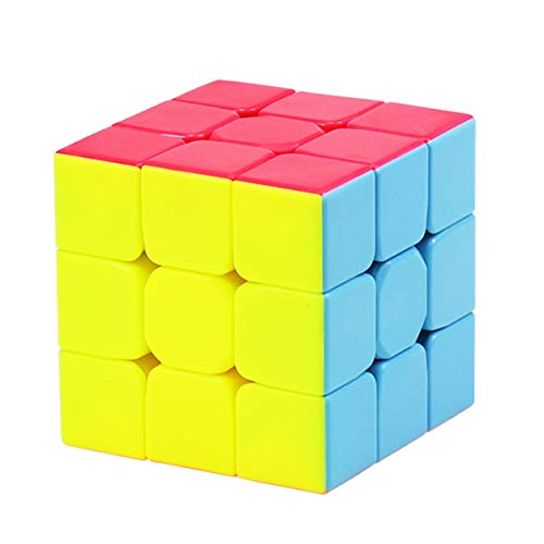 Coolzon Magic Cube 3x3 Stickerless, Smooth Magic Cube 3x3x3 Velocità Puzzle Cube 3D Puzzle Cube Rompicapo Giocattolo Educativo Per Bambini Adulti