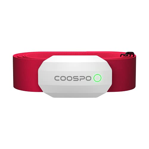 COOSPO H808S Fascia Cardio Cardiofrequenzimetro Fascia Toracica Bluetooth  ANT+, Sensore di Frequenza Cardiaca Impermeabile IP67 Compatibile con CoospoRide  wahoo fitness  strava  Pulsoid