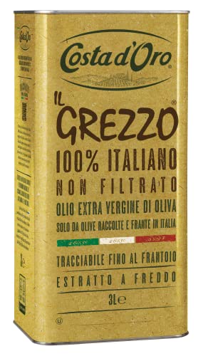Costa d Oro – Il Grezzo 3L. Olio extravergine di oliva non filtra...