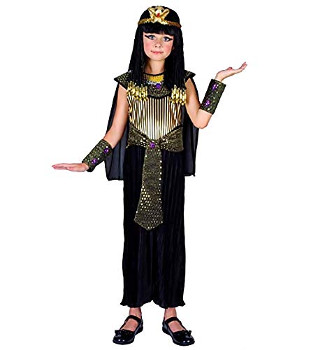 Costume Cleopatra Egiziana Nero Bambina 7 9 Anni Halloween Carnevale Feste L Idea Regalo Natale Compleanno Festa