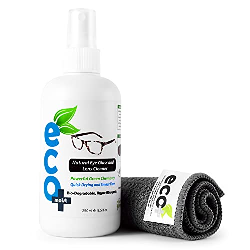 Detergente ottico naturale per occhiali e lenti Ecomoist da 250 ml ...