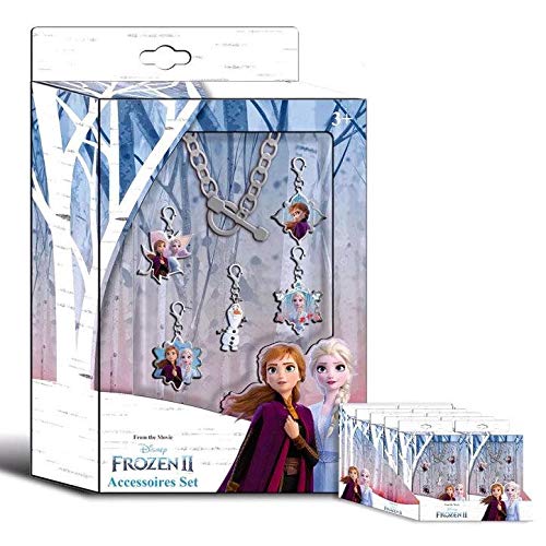 Disney- Set bigiotteria Frozen 2 Gioielli e Trucco, Colore Vari, Niño, 1