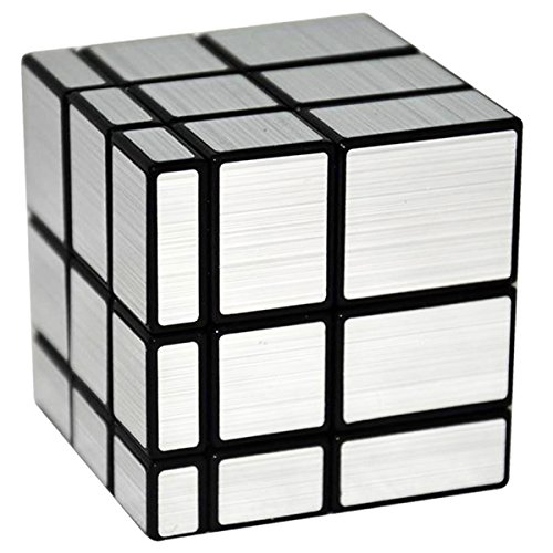 Easehome Specchio Cubo Magico Speed Puzzle Cube, Mirror Magic Cube con PVC Adesivo per Bambini e Adulti, Nero