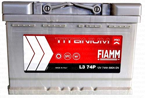 Fiamm, batteria per auto Titanium L374, 74 Ah, 680 A, polo positivo...