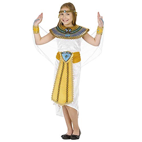 Fun Shack Costume Egiziano Bambina, Costume Carnevale Cleopatra Bambina, Costumi Di Carnevale Per Bambini Taglia M