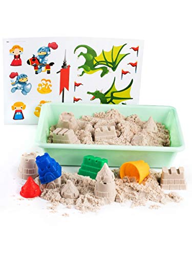 Genio Kids Smart Sand - Set da Gioco Sabbia Cinetica Bambini con Sa...