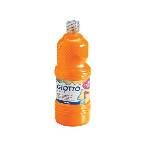 Giotto 533405 Tempera Pronta, 1000 ml, Arancio