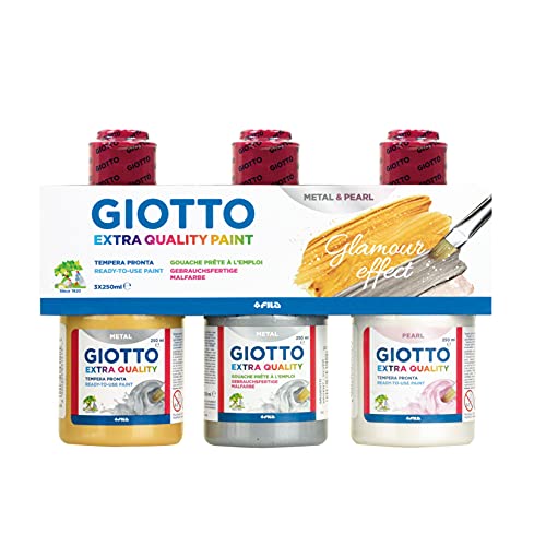 Giotto- Tempera Metal, 250 ml (Confezione da 3), 542600