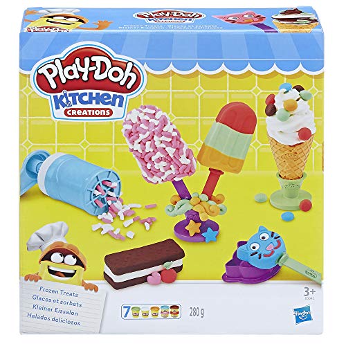 Hasbro Play-Doh- Play-Doh Gelati e Ghiaccioli, Multicolore, E0042EU4
