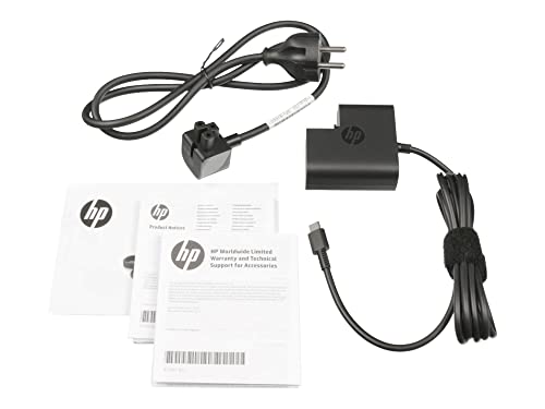 HP x2 210 G2 - Alimentatore di rete originale USB-C 45 Watt Elitebook 1030 G1 735 G5 745 G5 755 G5 830 G 840 G5 850 G5 Pavilion X2 10-N Spectre Pro 13 G1 X2 12-A X360 934739-850 863469-001 860210-850