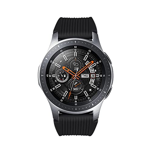 INF Cinturino Compatibile con Samsung Galaxy Watch 46 mm, Galaxy Watch 3 45 mm, Gear S3 Frontier Classic, 22 mm Morbido Silicone Cinturini di Ricambio per Huawei GT 2 46 mm, Nero