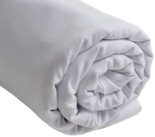 IPEA Tessuto in Cotone Bianco Leggero - 200 cm x 150 cm - Made in I...
